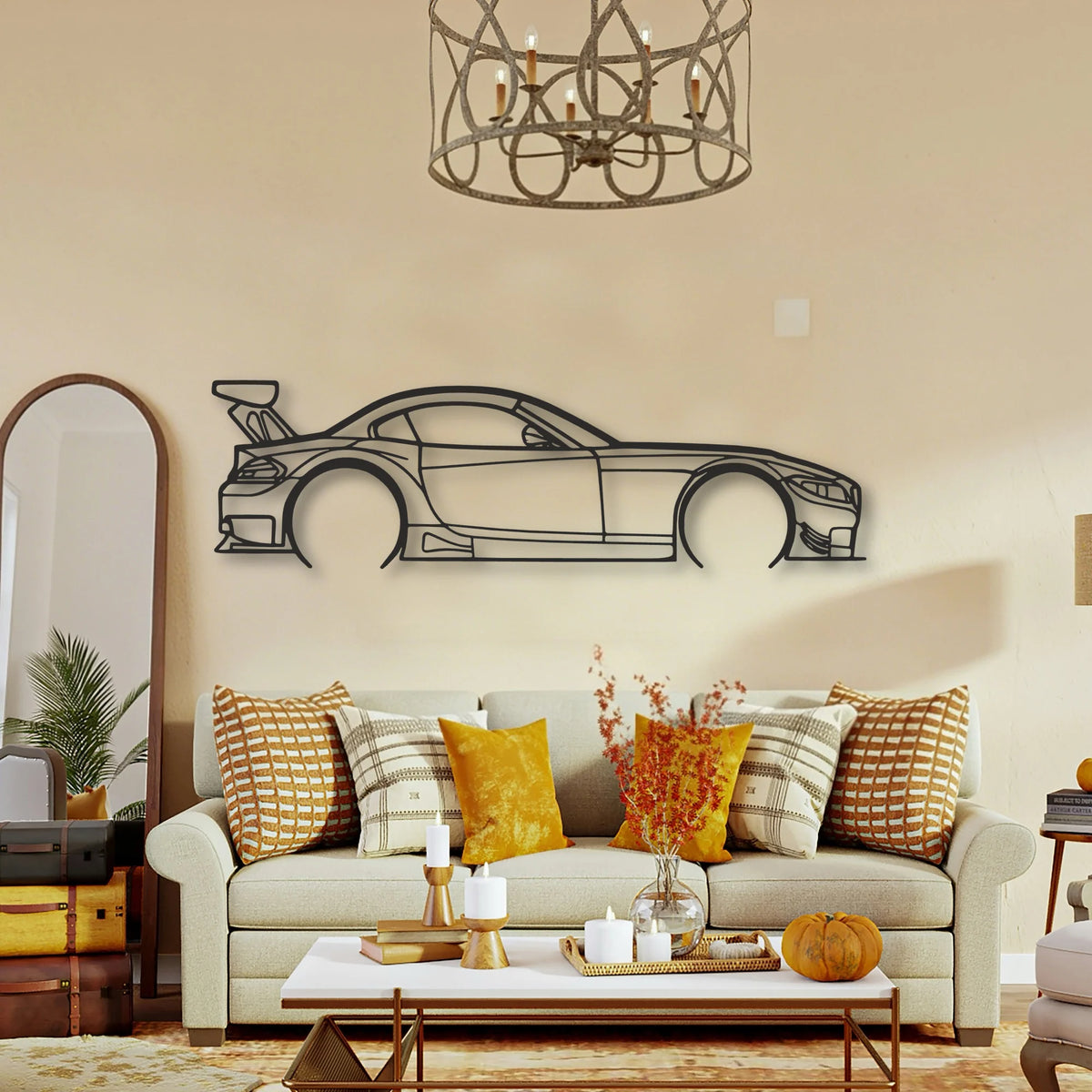BMW Z4 E89 Classic Silhouette Metal Wall Art - Tinvibe