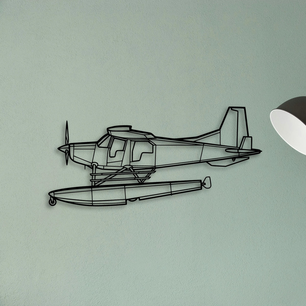 Bush Hawk Xp Classic Aircraft Silhouette Metal Wall Art - Tinvibe