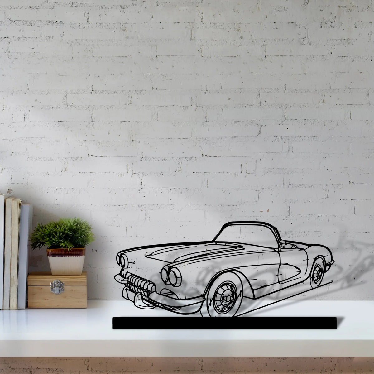 c1-1960-2 Silhouette Metal Art Stand - Tinvibe