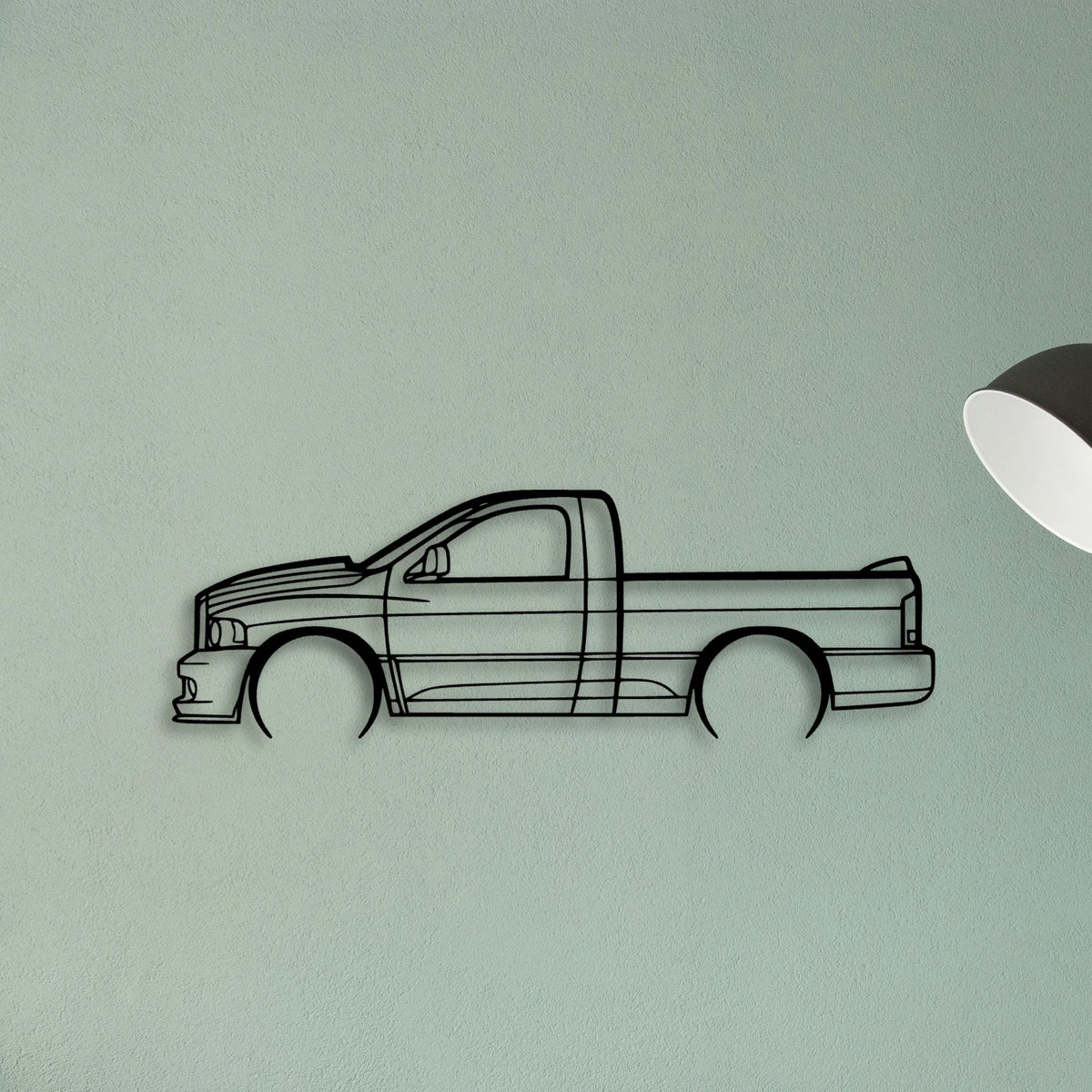 C Classic Silhouette Metal Wall Art - Tinvibe