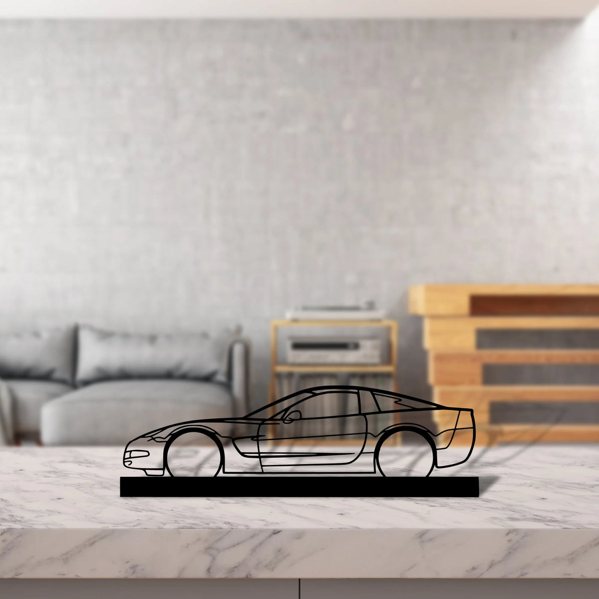 c5 Silhouette Metal Art Stand - Tinvibe