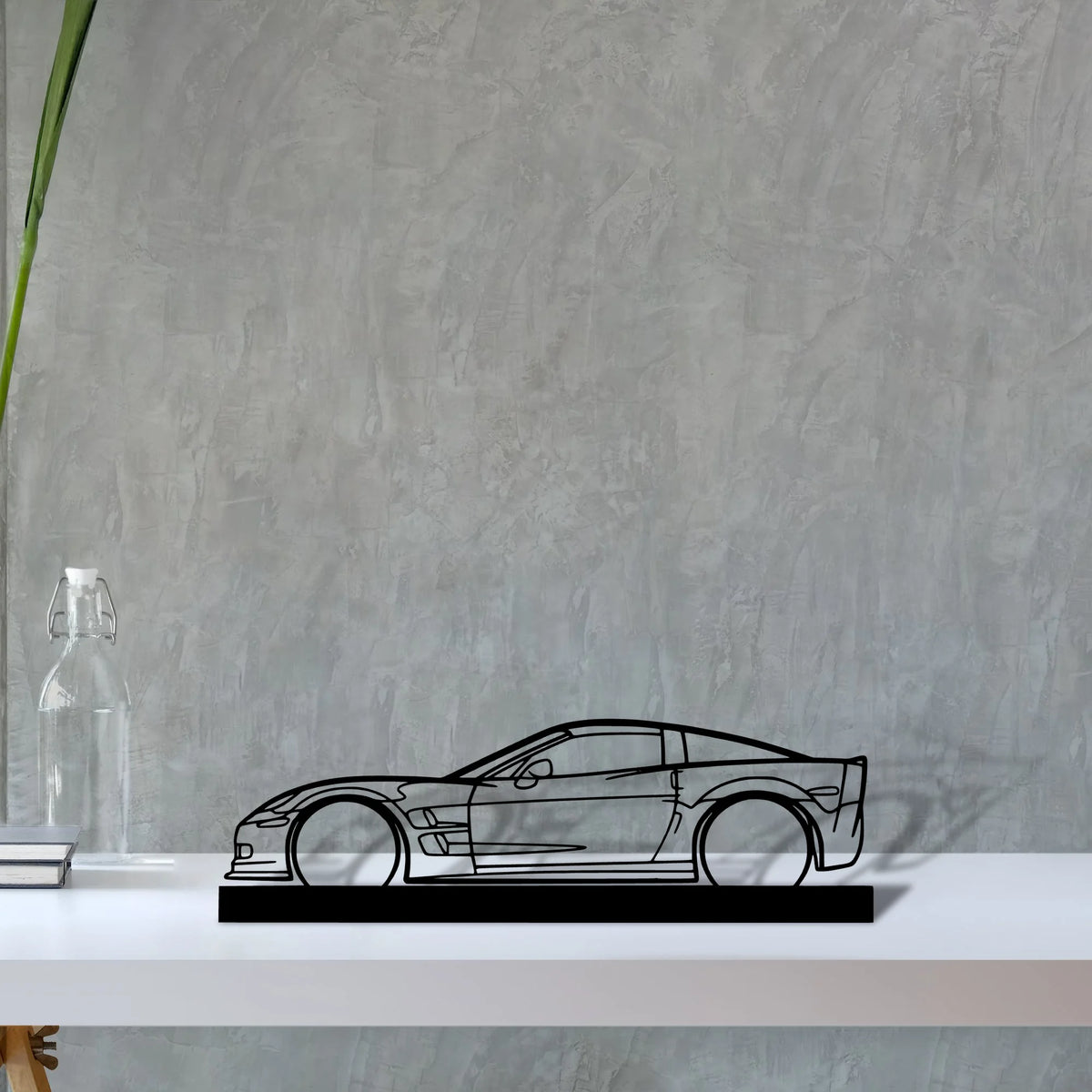 c6-zr1 Silhouette Metal Art Stand - Tinvibe