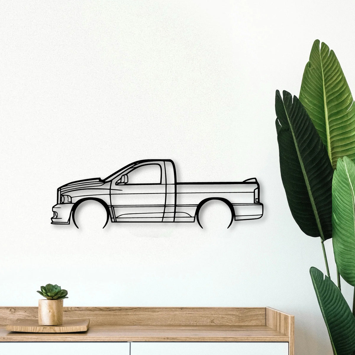 C Classic Silhouette Metal Wall Art - Tinvibe