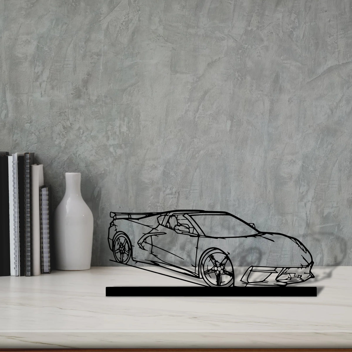 c8-htc-2 Silhouette Metal Art Stand - Tinvibe