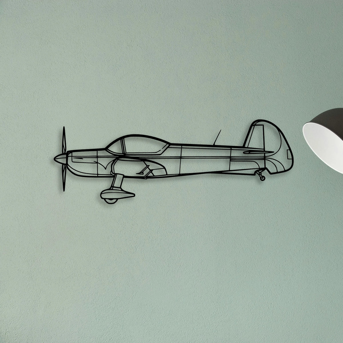 Cap 10 2006 Classic Aircraft Silhouette Metal Wall Art - Tinvibe