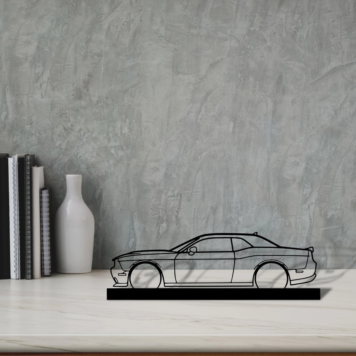challenger-scat-2022 Silhouette Metal Art Stand - Tinvibe