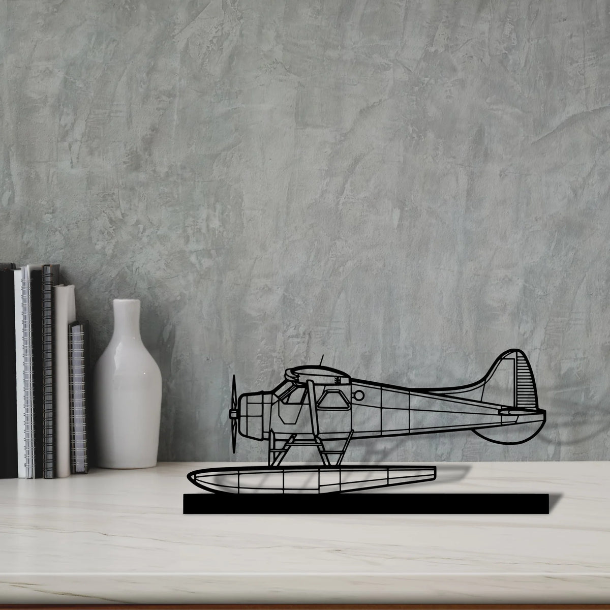 de-havilland-beaver-2 Silhouette Metal Art Stand - Tinvibe