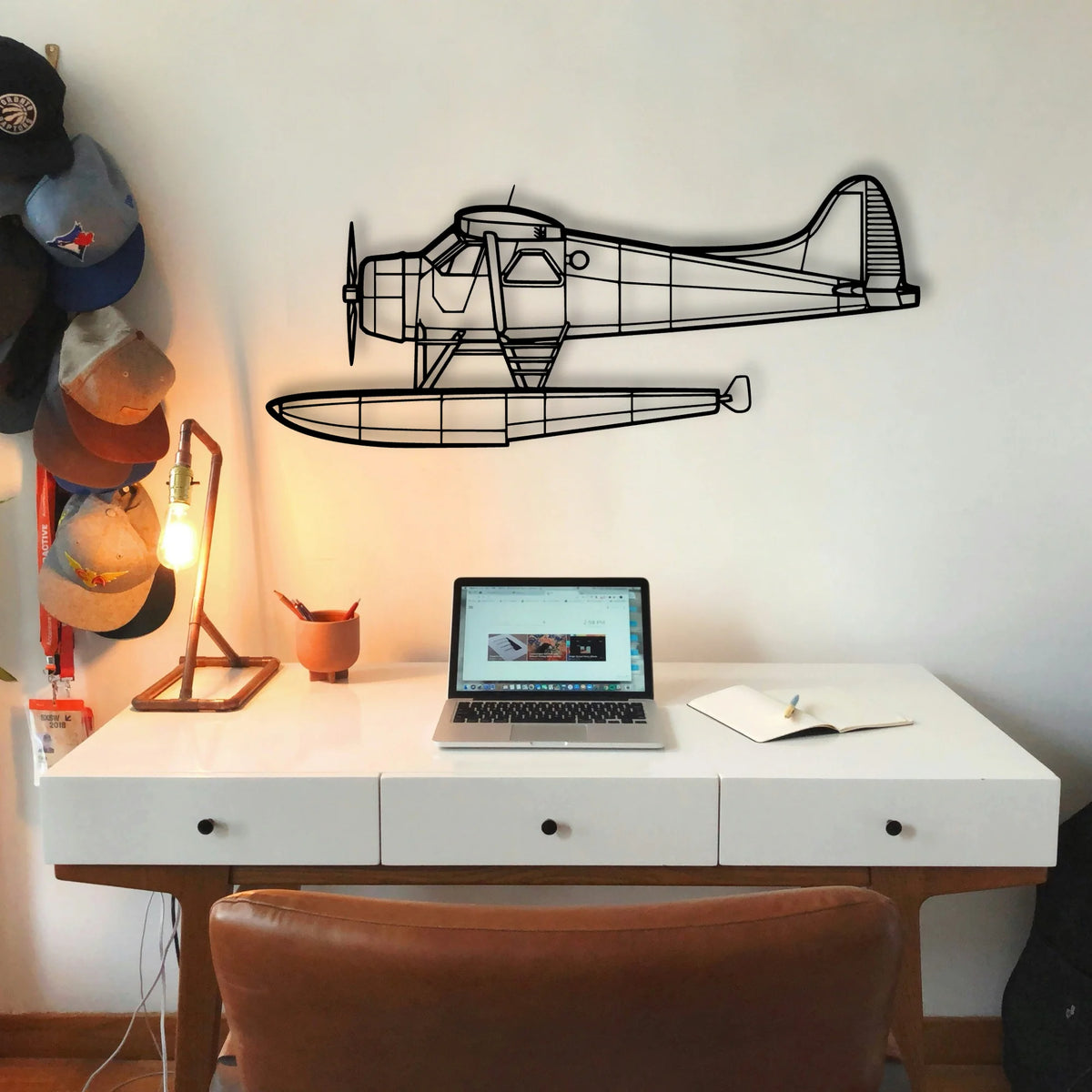 Douglas Md 11 Classic Aircraft Silhouette Metal Wall Art - Tinvibe
