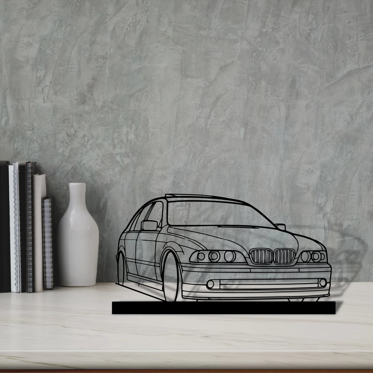 e39 Silhouette Metal Art Stand - Tinvibe