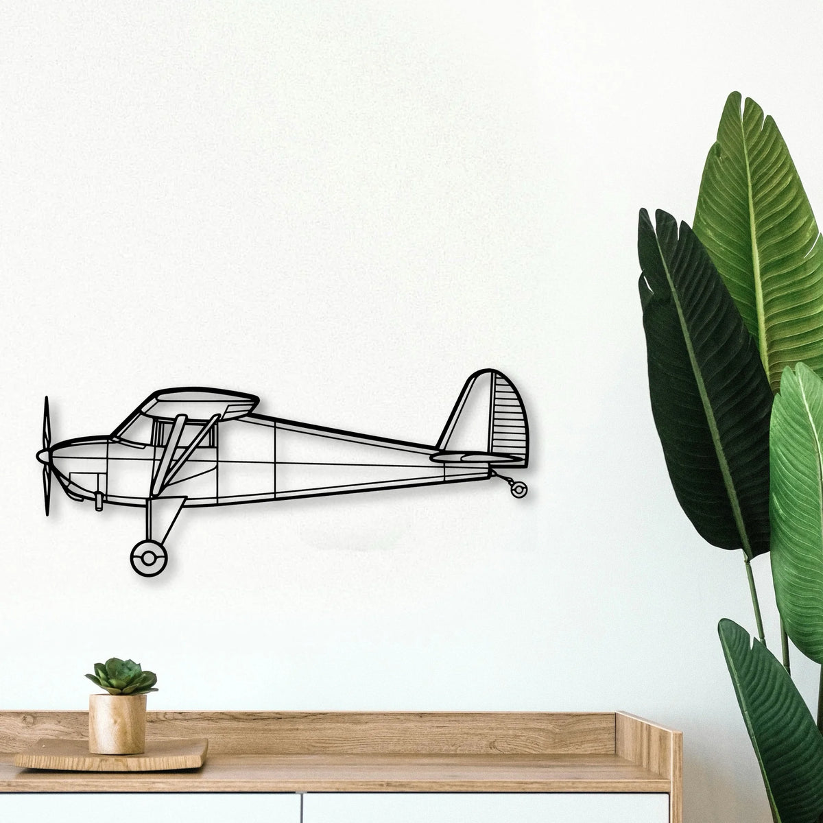 Eagle Ii Classic Aircraft Silhouette Metal Wall Art - Tinvibe