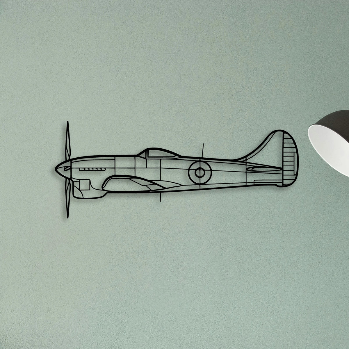 Eagle Classic Aircraft Silhouette Metal Wall Art - Tinvibe
