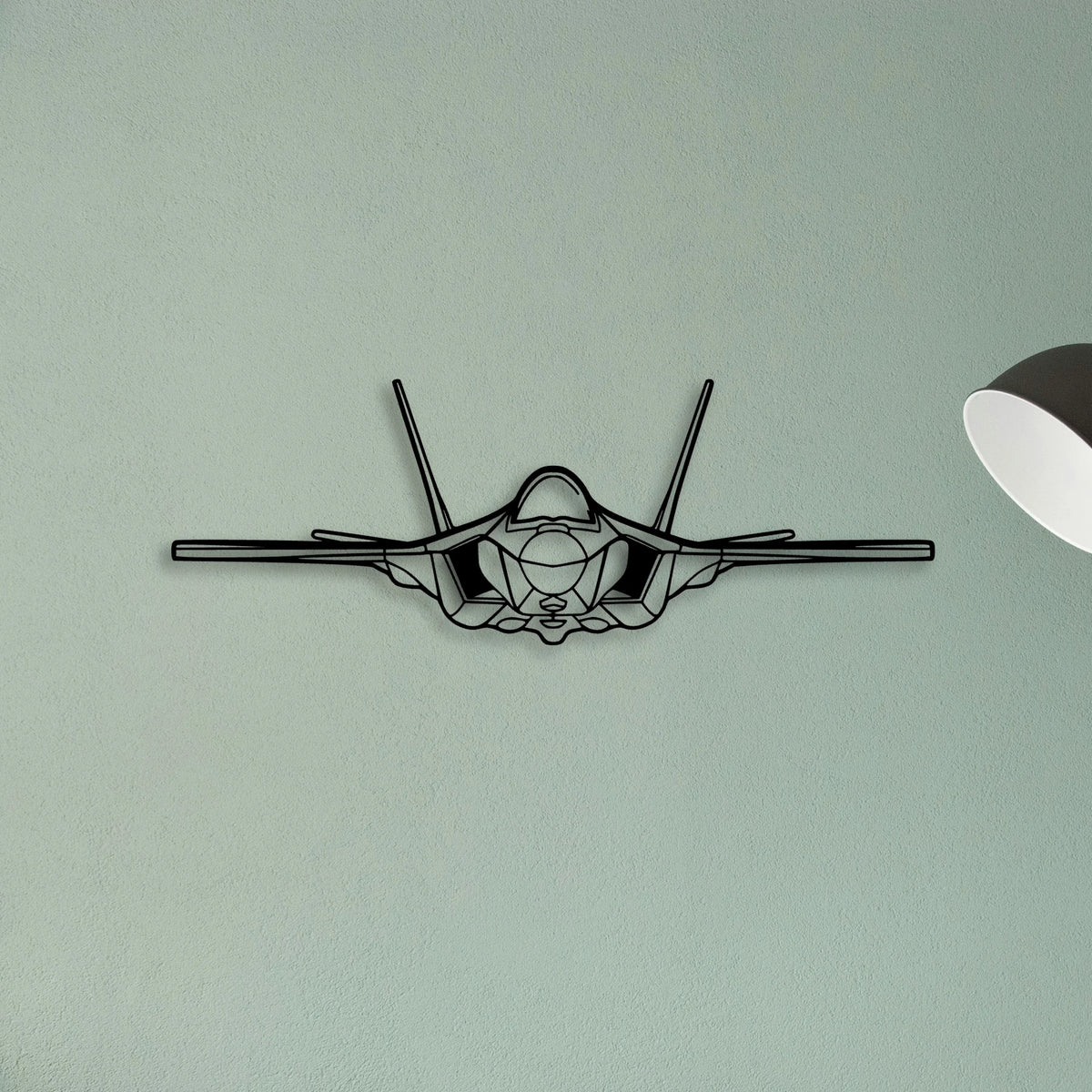 F 35A Lightning Ll 2 Classic Aircraft Silhouette Metal Wall Art - Tinvibe