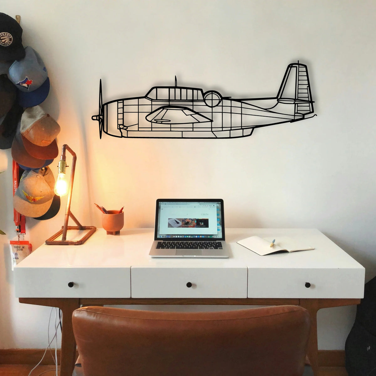 F 4C Phantom Classic Aircraft Silhouette Metal Wall Art - Tinvibe
