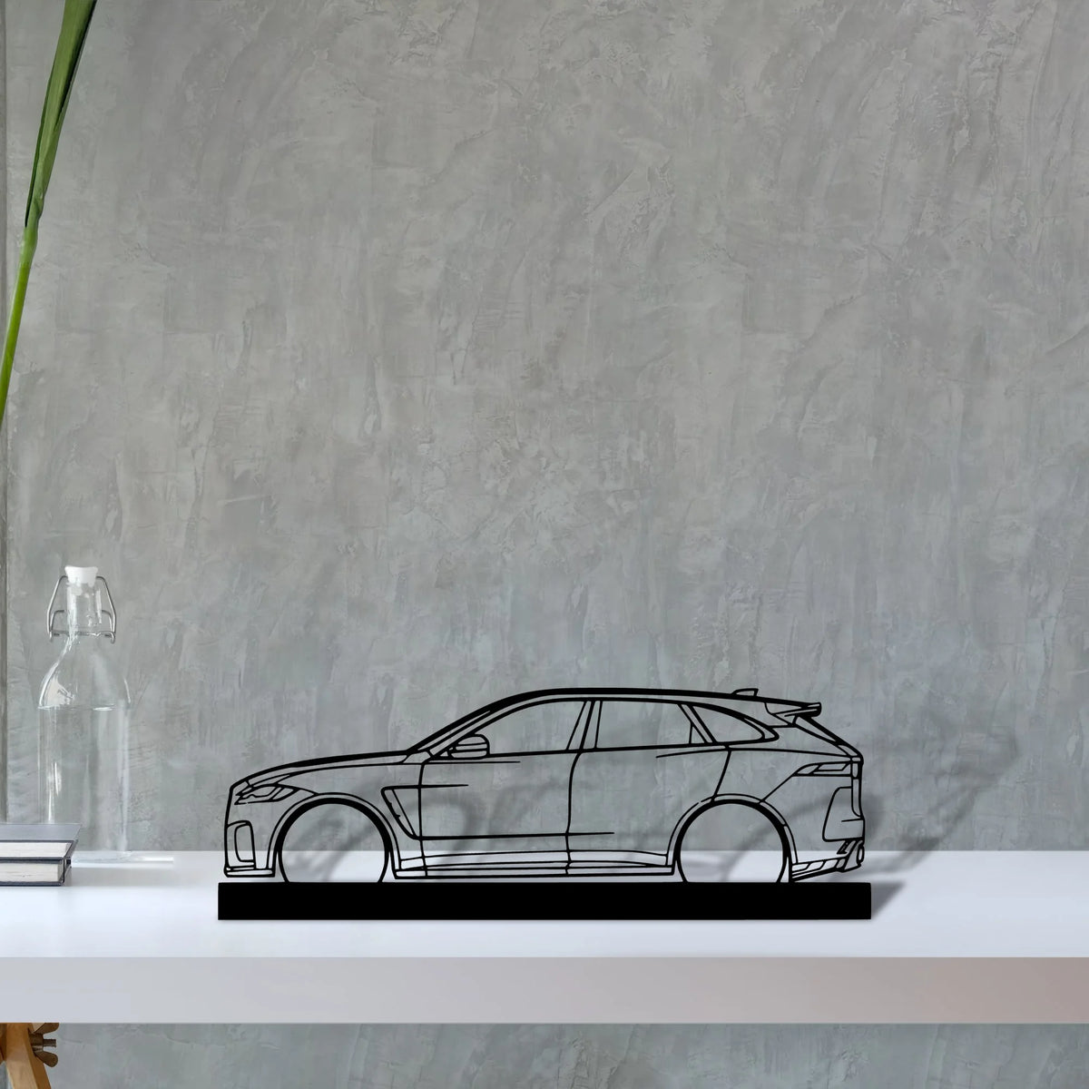 f-pace-svr Silhouette Metal Art Stand - Tinvibe