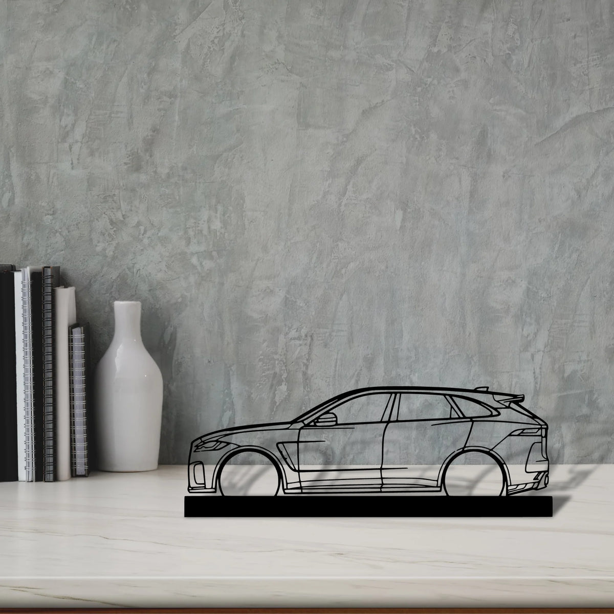 f-pace-svr Silhouette Metal Art Stand - Tinvibe