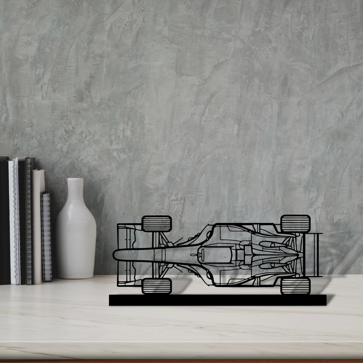 f1-2004 Silhouette Metal Art Stand - Tinvibe