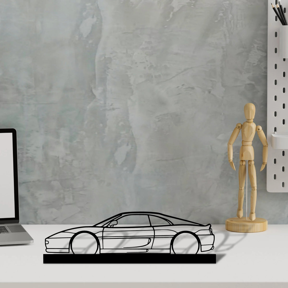f355 Silhouette Metal Art Stand - Tinvibe