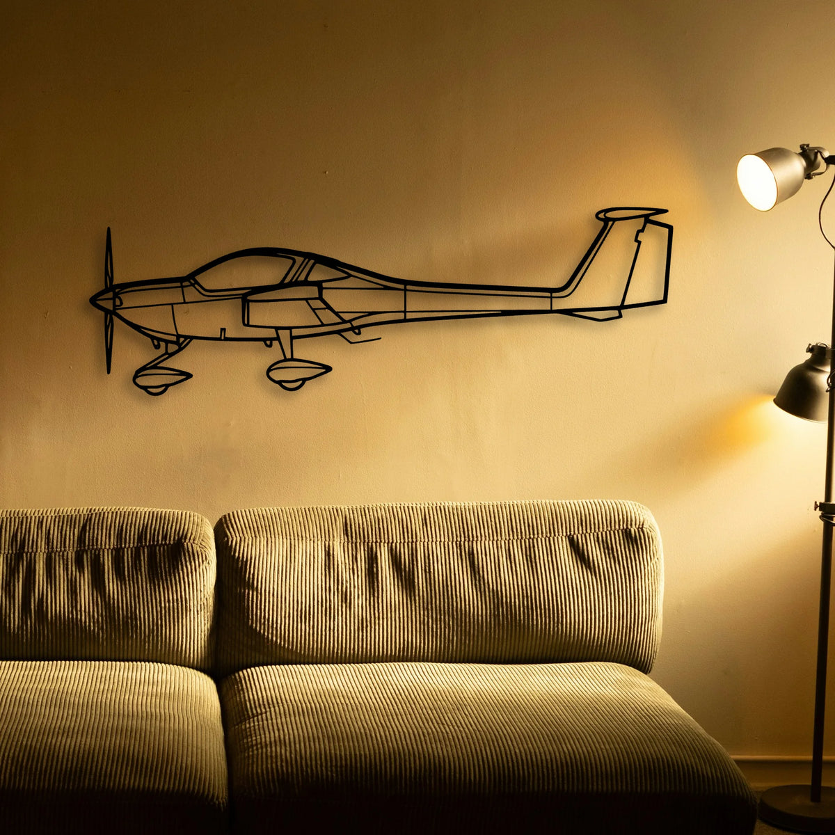 F6F Hellcat Classic Aircraft Silhouette Metal Wall Art - Tinvibe