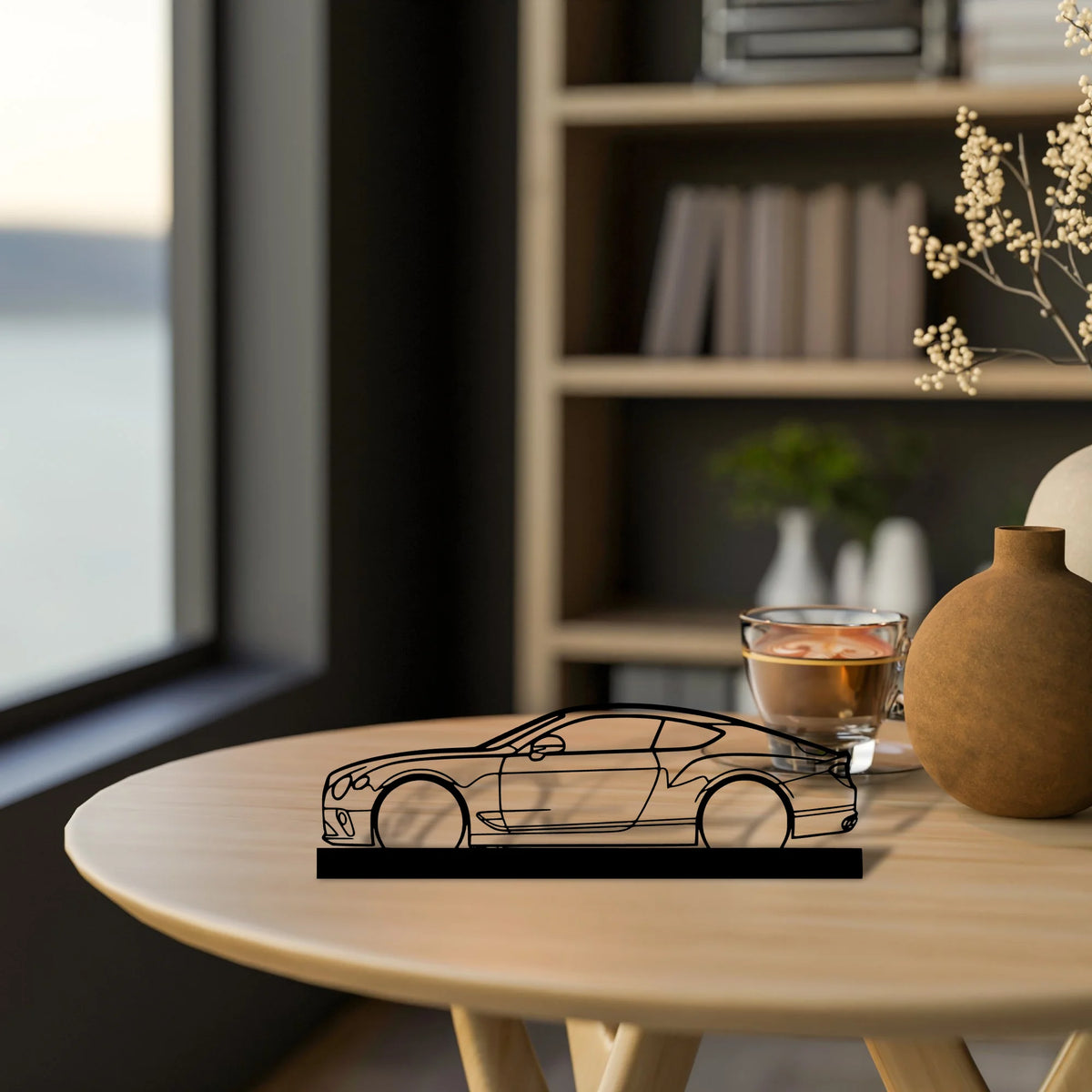 gt-continental Silhouette Metal Art Stand - Tinvibe