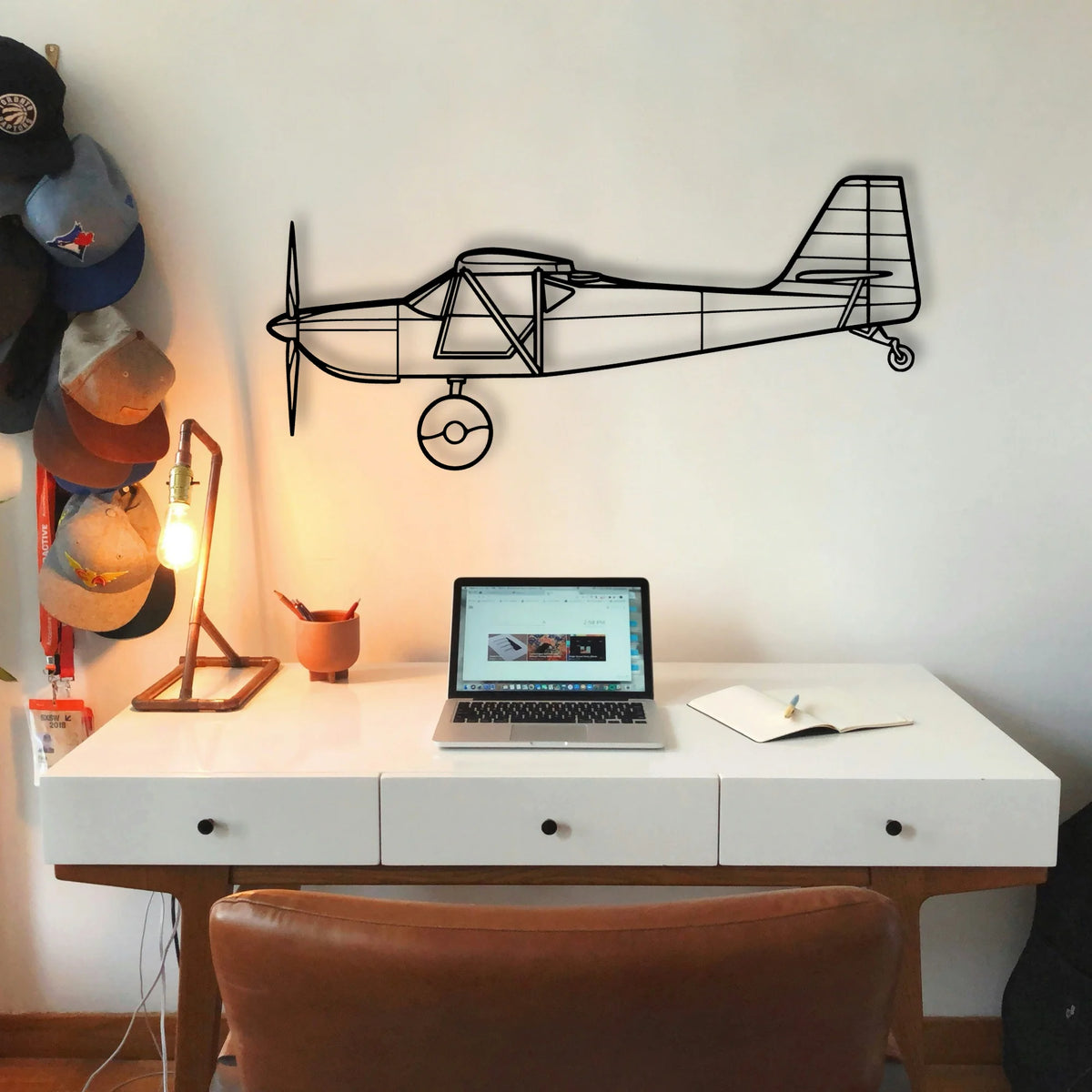 H145 2 Classic Aircraft Silhouette Metal Wall Art - Tinvibe