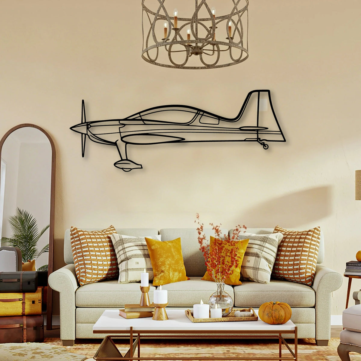 Harrier GR7 Classic Aircraft Silhouette Metal Wall Art - Tinvibe