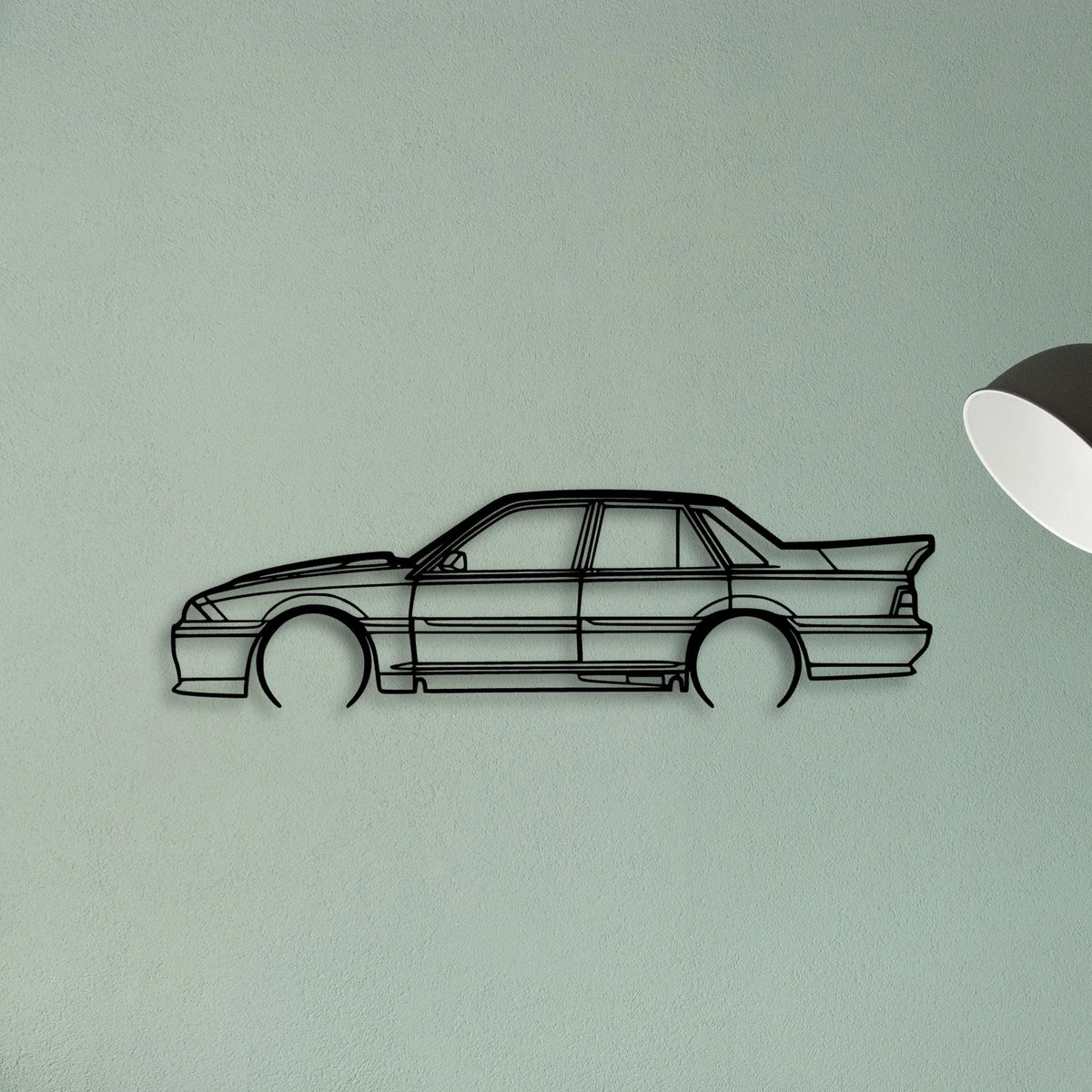 HSV VL SS 1988 Classic Silhouette Metal Wall Art - Tinvibe