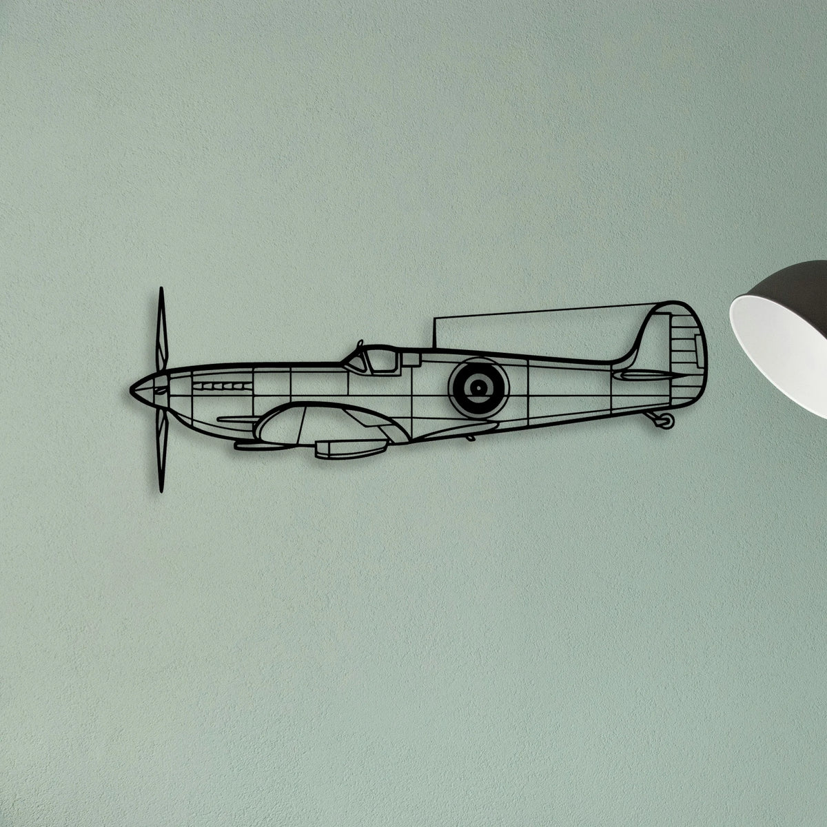 Hu 16B Albatross Classic Aircraft Silhouette Metal Wall Art - Tinvibe