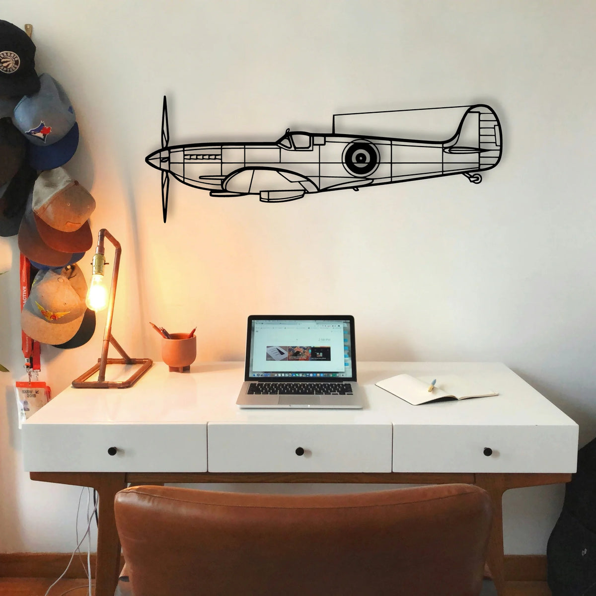 Hu 16B Albatross Classic Aircraft Silhouette Metal Wall Art - Tinvibe