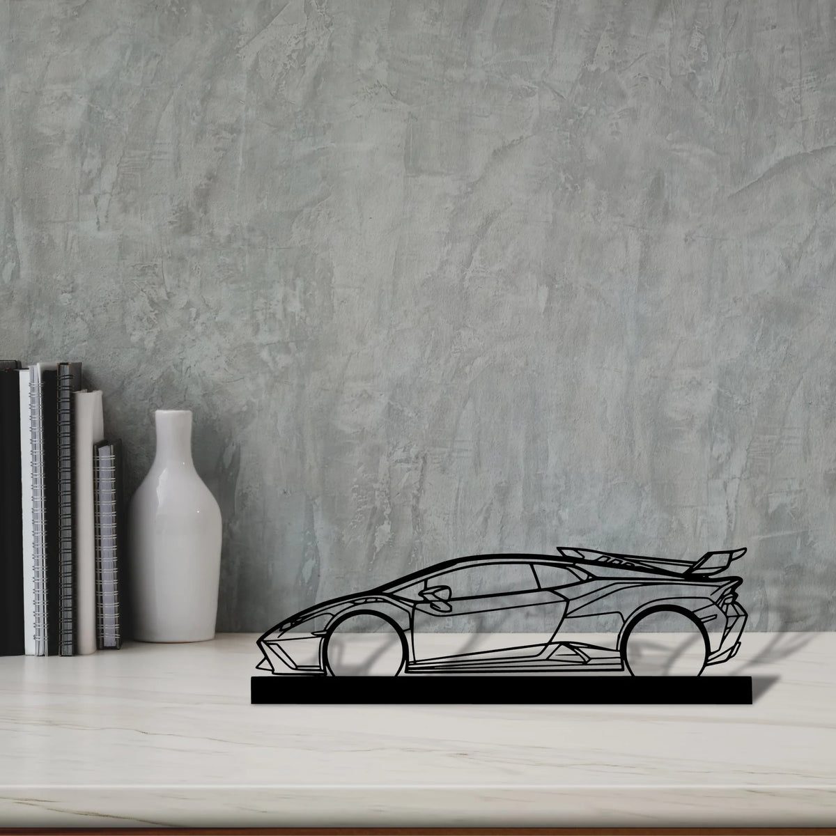 huracan-sto Silhouette Metal Art Stand - Tinvibe