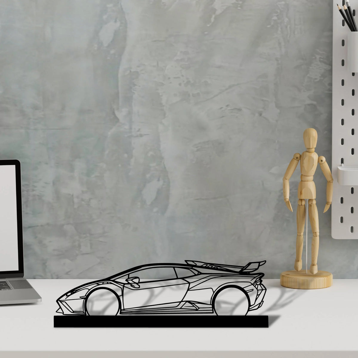 huracan-sto Silhouette Metal Art Stand - Tinvibe
