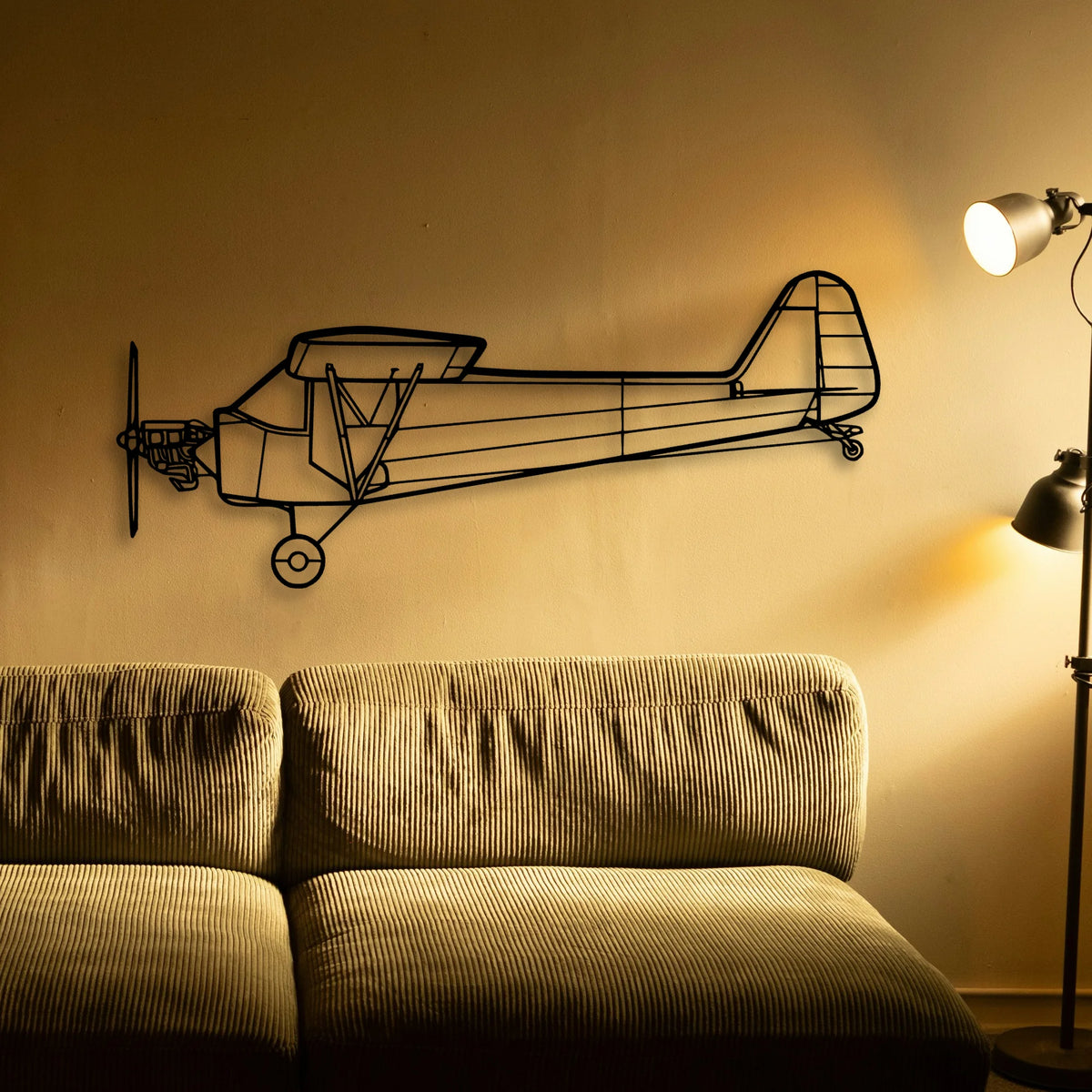 Jetstream 32 Classic Aircraft Silhouette Metal Wall Art - Tinvibe