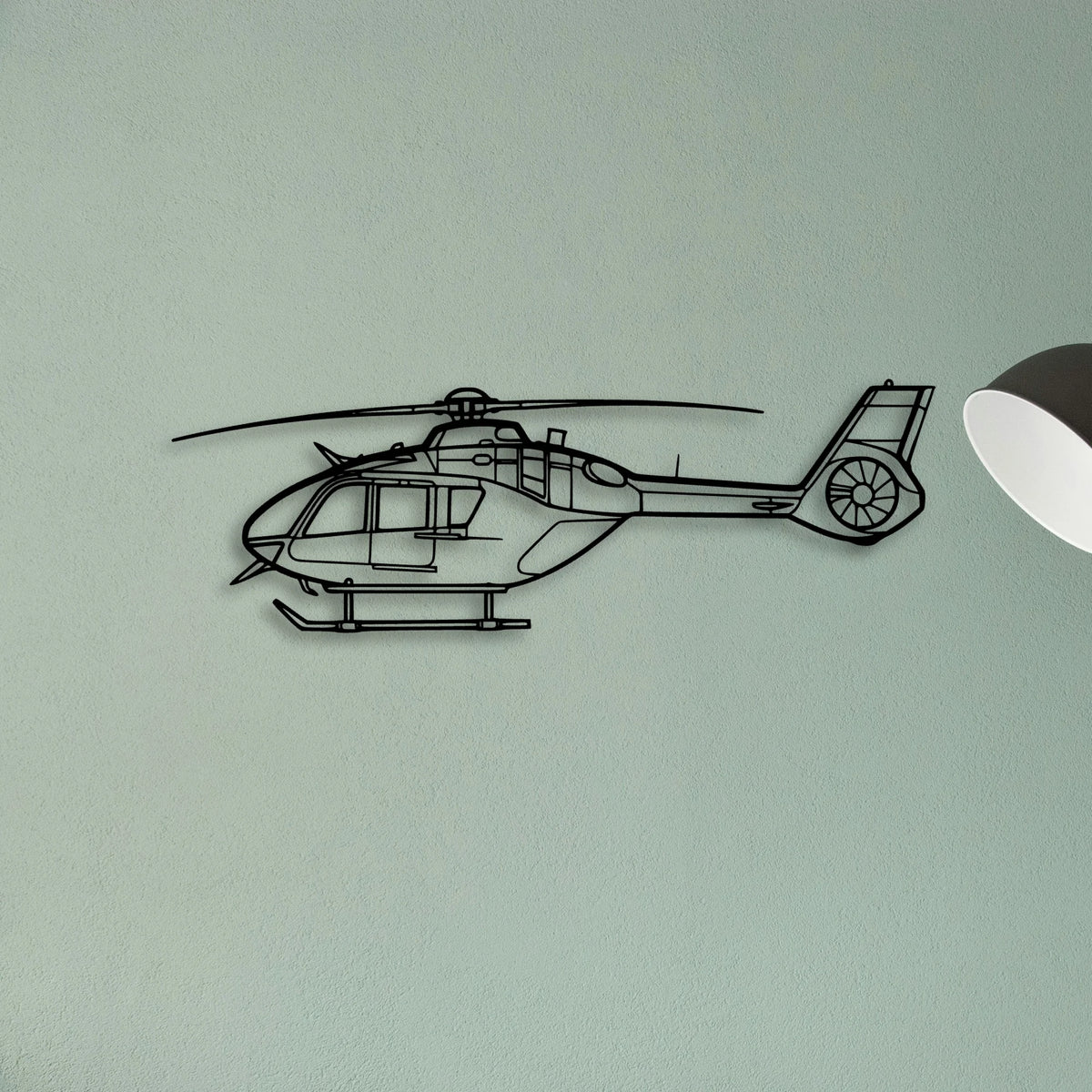 Juno HT1 Classic Aircraft Silhouette Metal Wall Art - Tinvibe