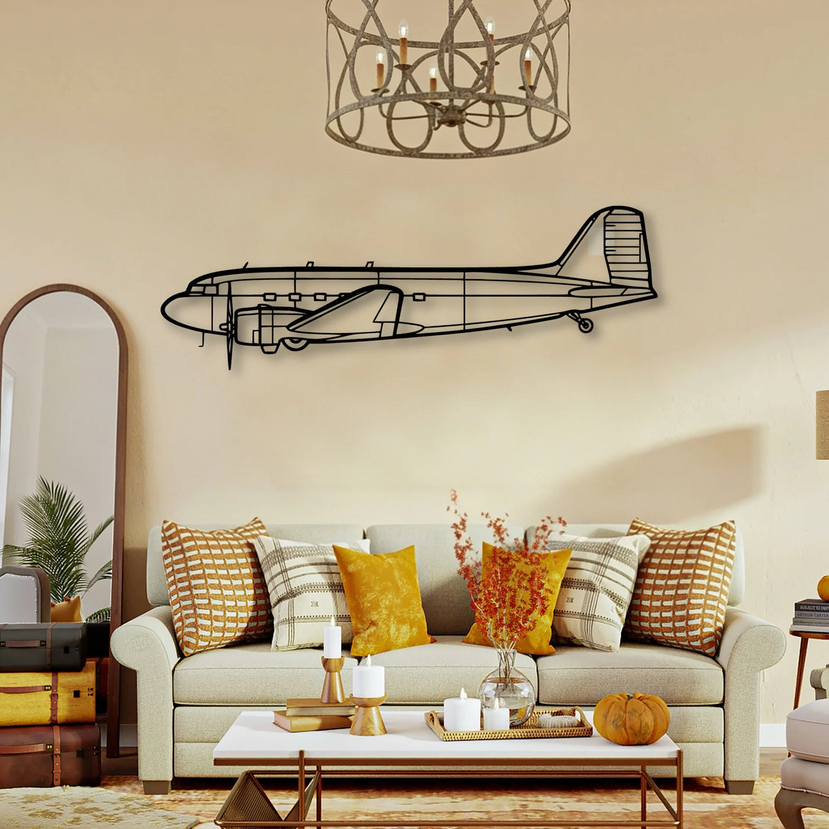 Kc 135R Stratotanker Classic Aircraft Silhouette Metal Wall Art - Tinvibe