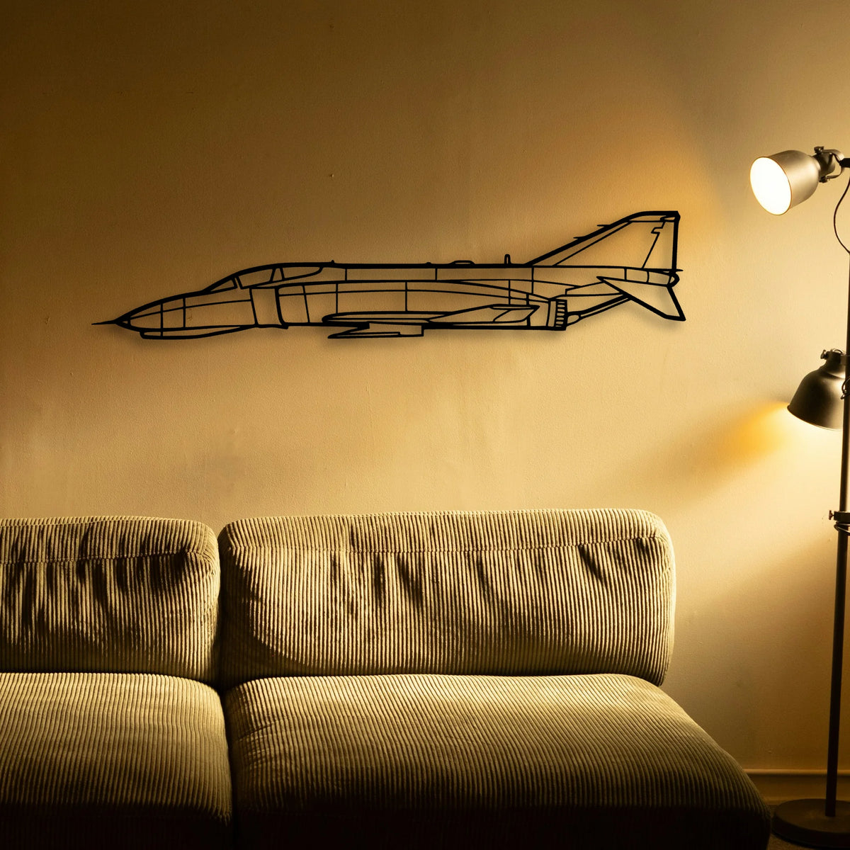 Kitfox 5 Classic Aircraft Silhouette Metal Wall Art - Tinvibe