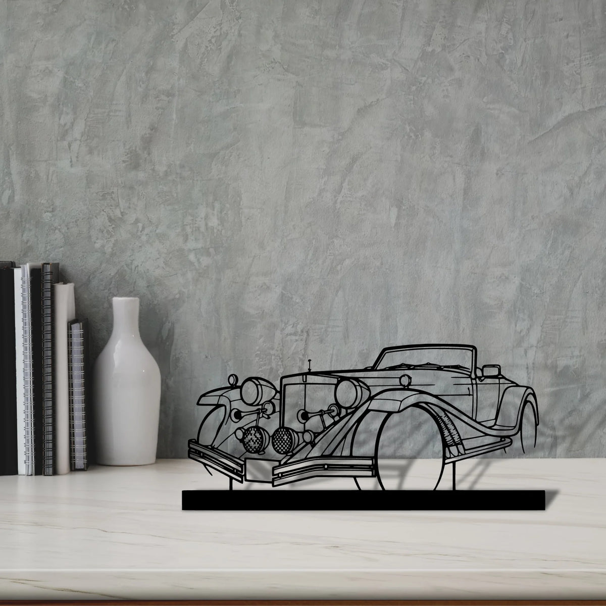 mercury-1977 Silhouette Metal Art Stand - Tinvibe