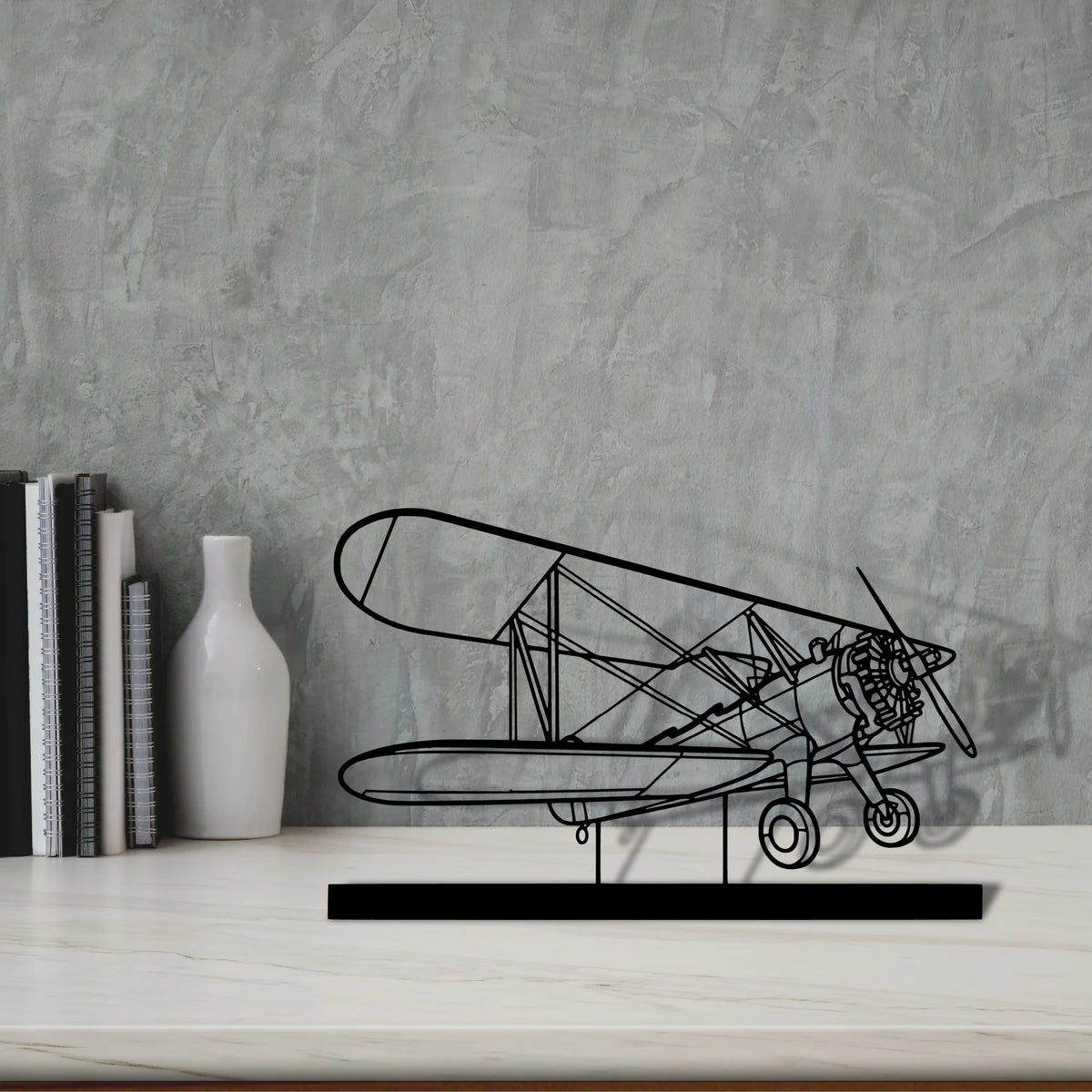 model-75-2 Silhouette Metal Art Stand - Tinvibe