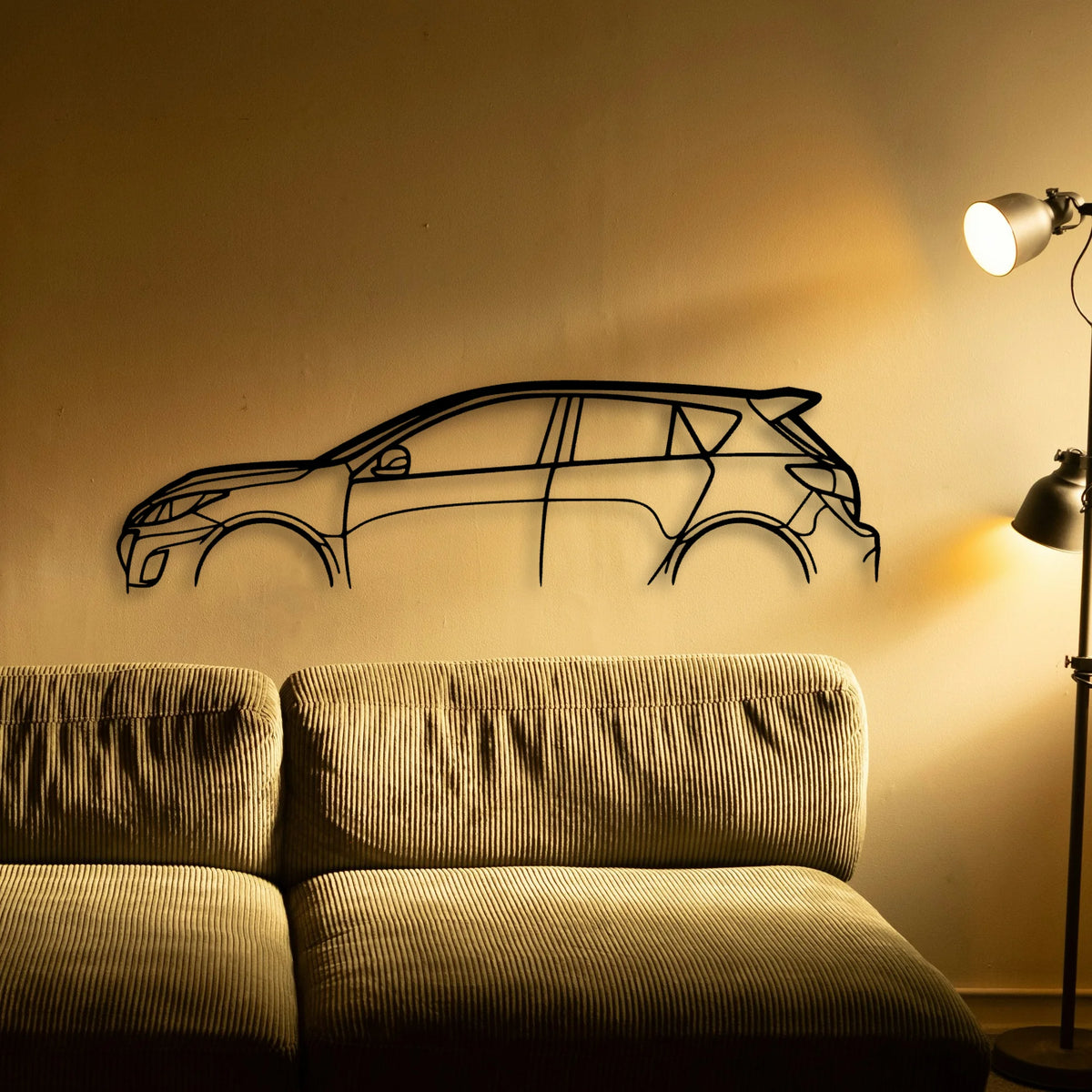 Mspeed 3 Classic Silhouette Metal Wall Art - Tinvibe