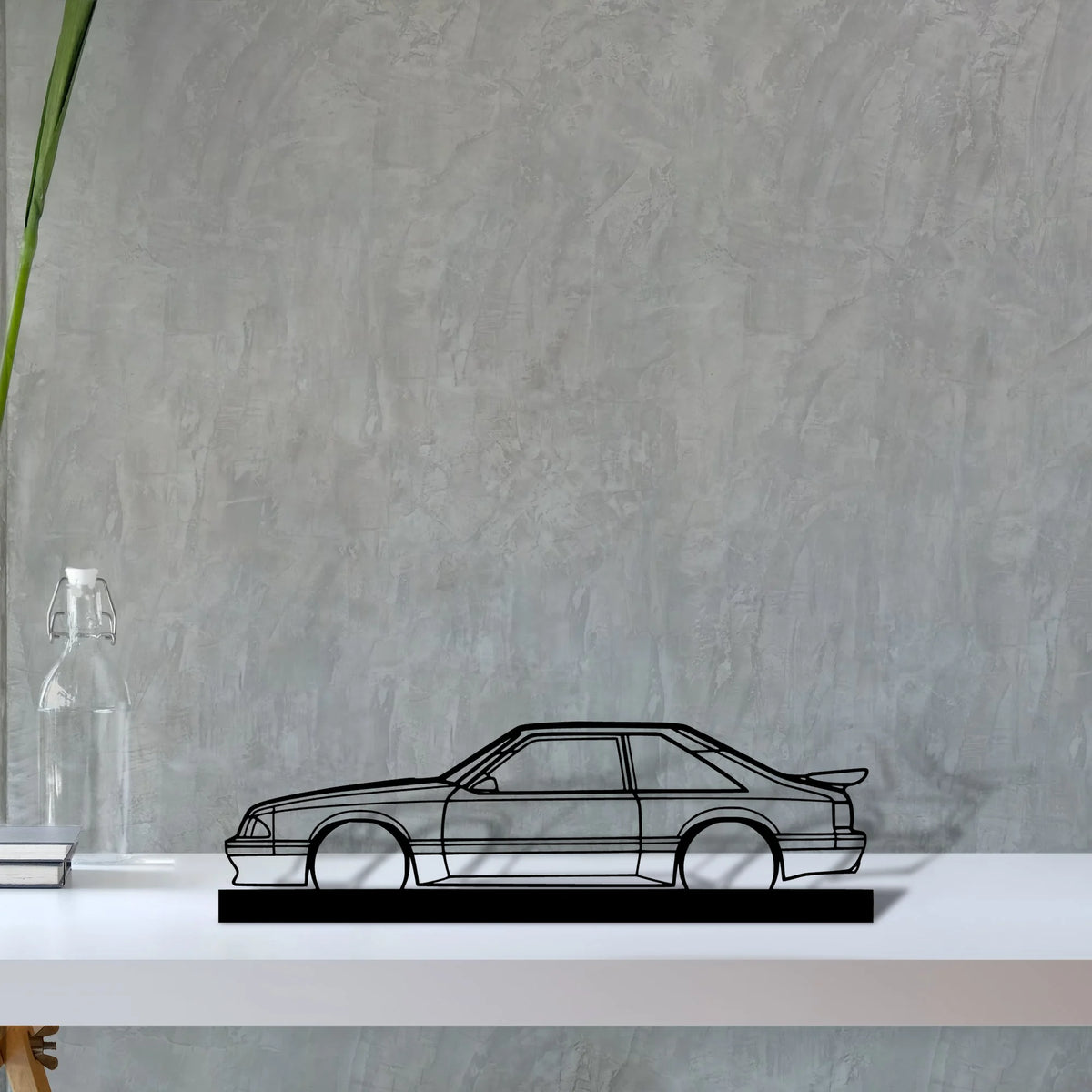 mustang-saleen Silhouette Metal Art Stand - Tinvibe