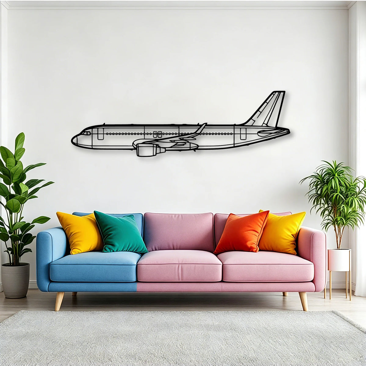 NH90 Nfh Classic Aircraft Silhouette Metal Wall Art - Tinvibe