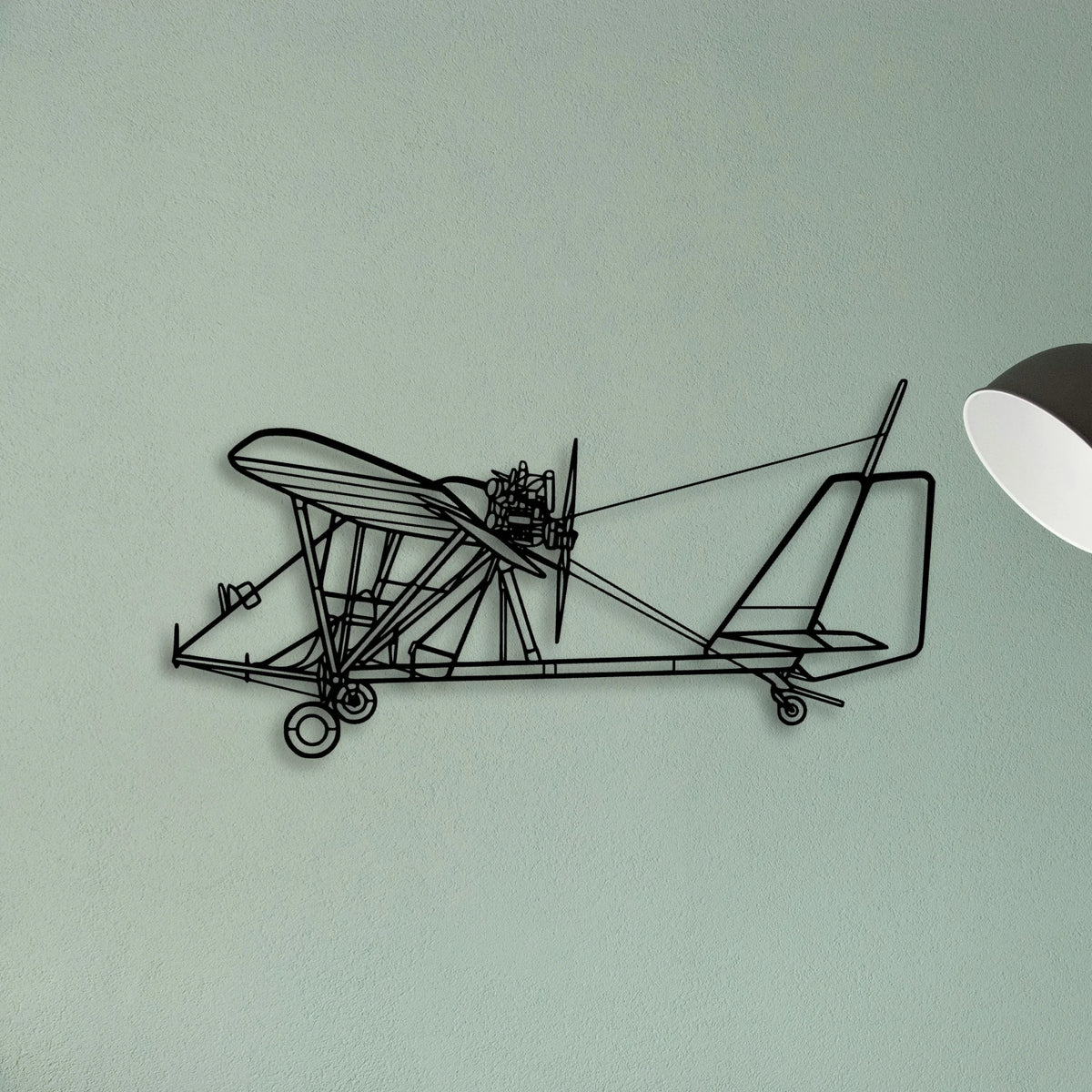 PA 28 180 Cherokee Archer Classic Aircraft Silhouette Metal Wall Art - Tinvibe