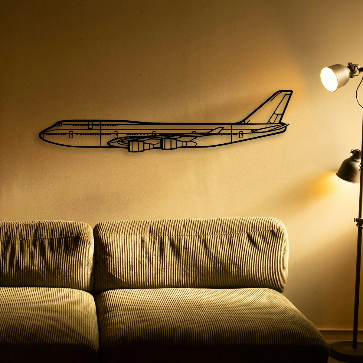 PA 32R 301 Saratoga Hp Ii Classic Aircraft Silhouette Metal Wall Art - Tinvibe