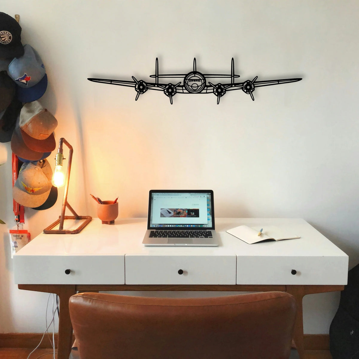 PA 46R 350T Matrix Classic Aircraft Silhouette Metal Wall Art - Tinvibe