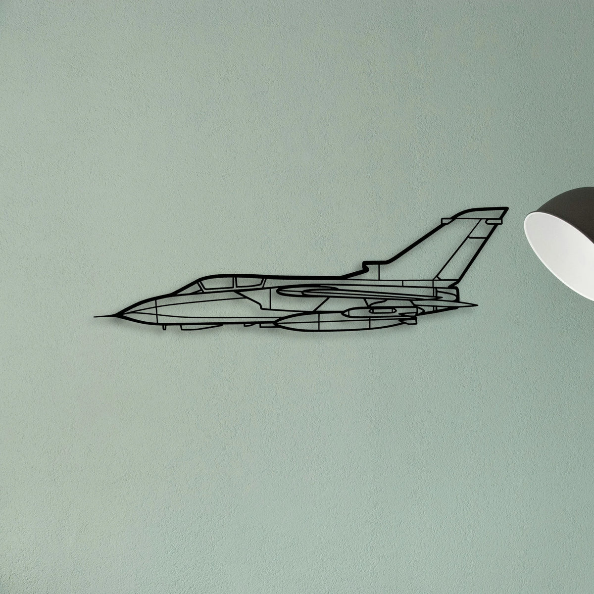 Panavia Tornado Classic Aircraft Silhouette Metal Wall Art - Tinvibe