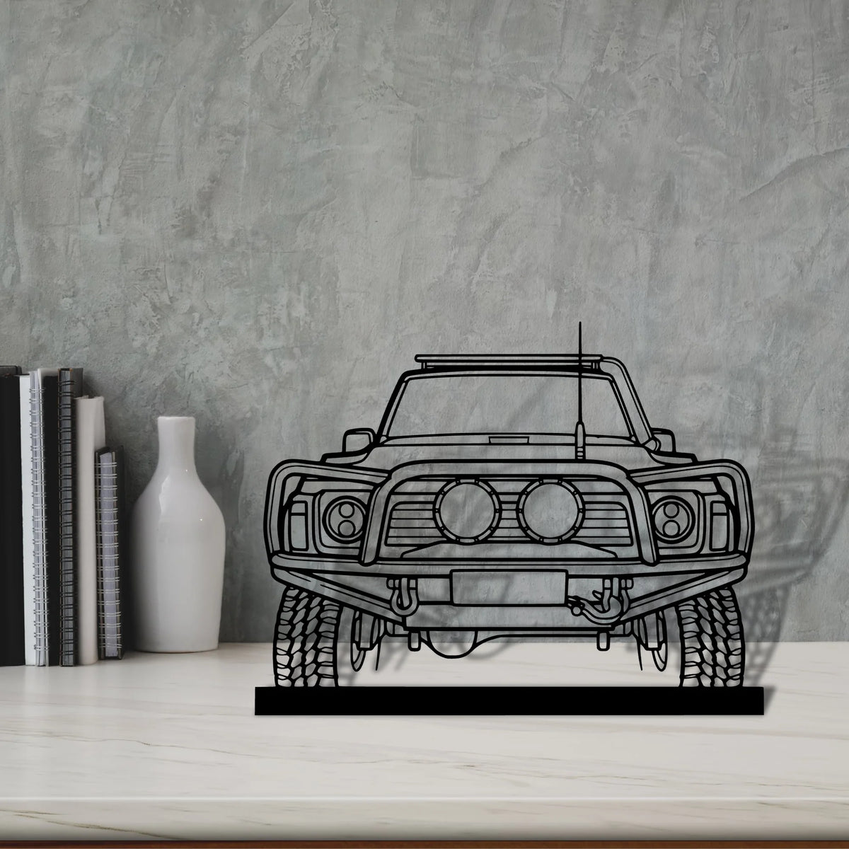 patrol-1990 Silhouette Metal Art Stand - Tinvibe