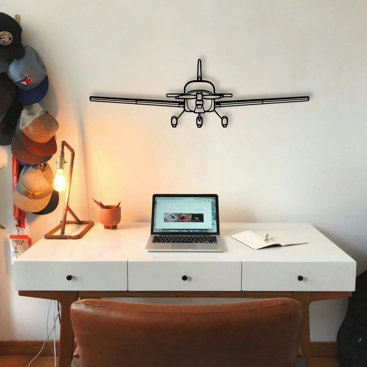 Pc 6 B2 H2 Turbo Porter Classic Aircraft Silhouette Metal Wall Art - Tinvibe