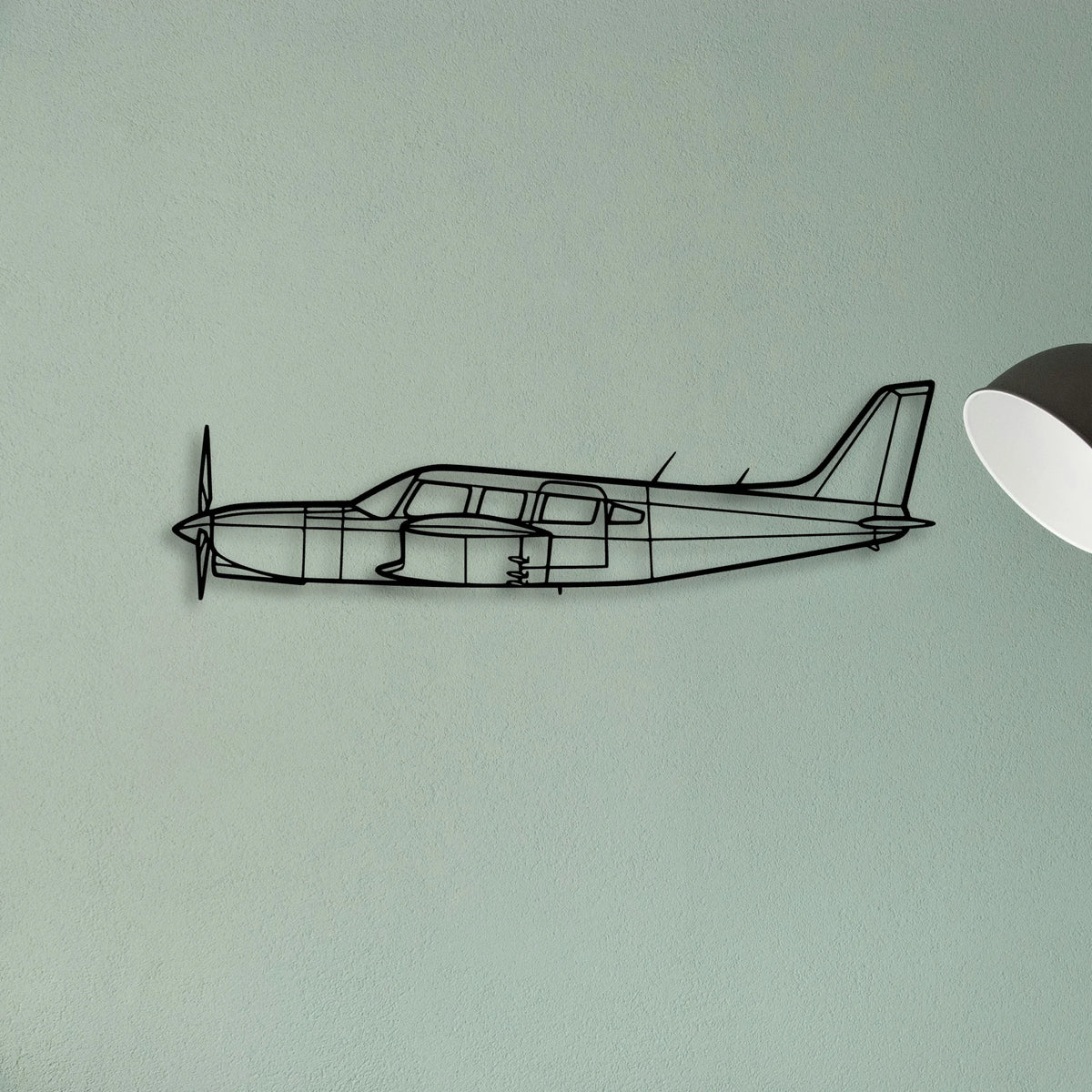 Praetor 600 Classic Aircraft Silhouette Metal Wall Art - Tinvibe