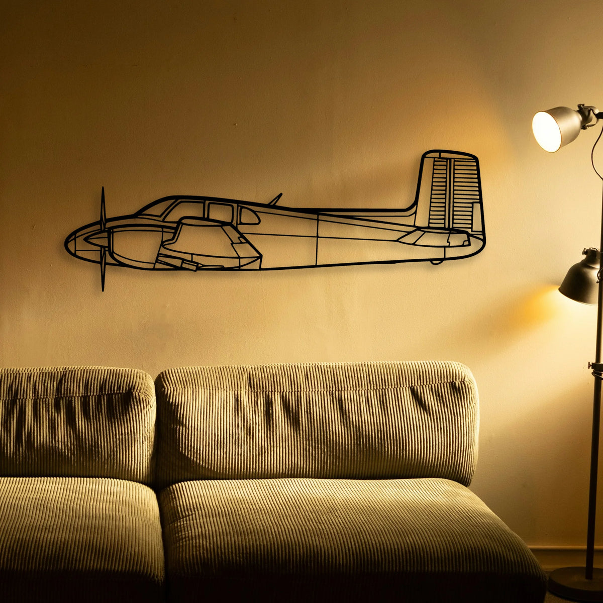 R3000 160 Classic Aircraft Silhouette Metal Wall Art - Tinvibe