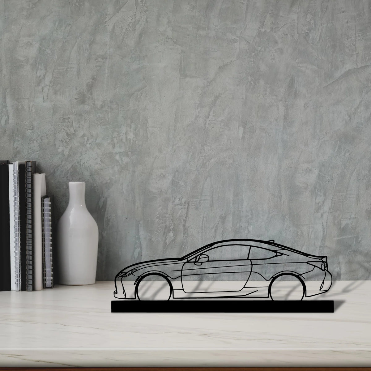 rc-350-f-sport Silhouette Metal Art Stand - Tinvibe