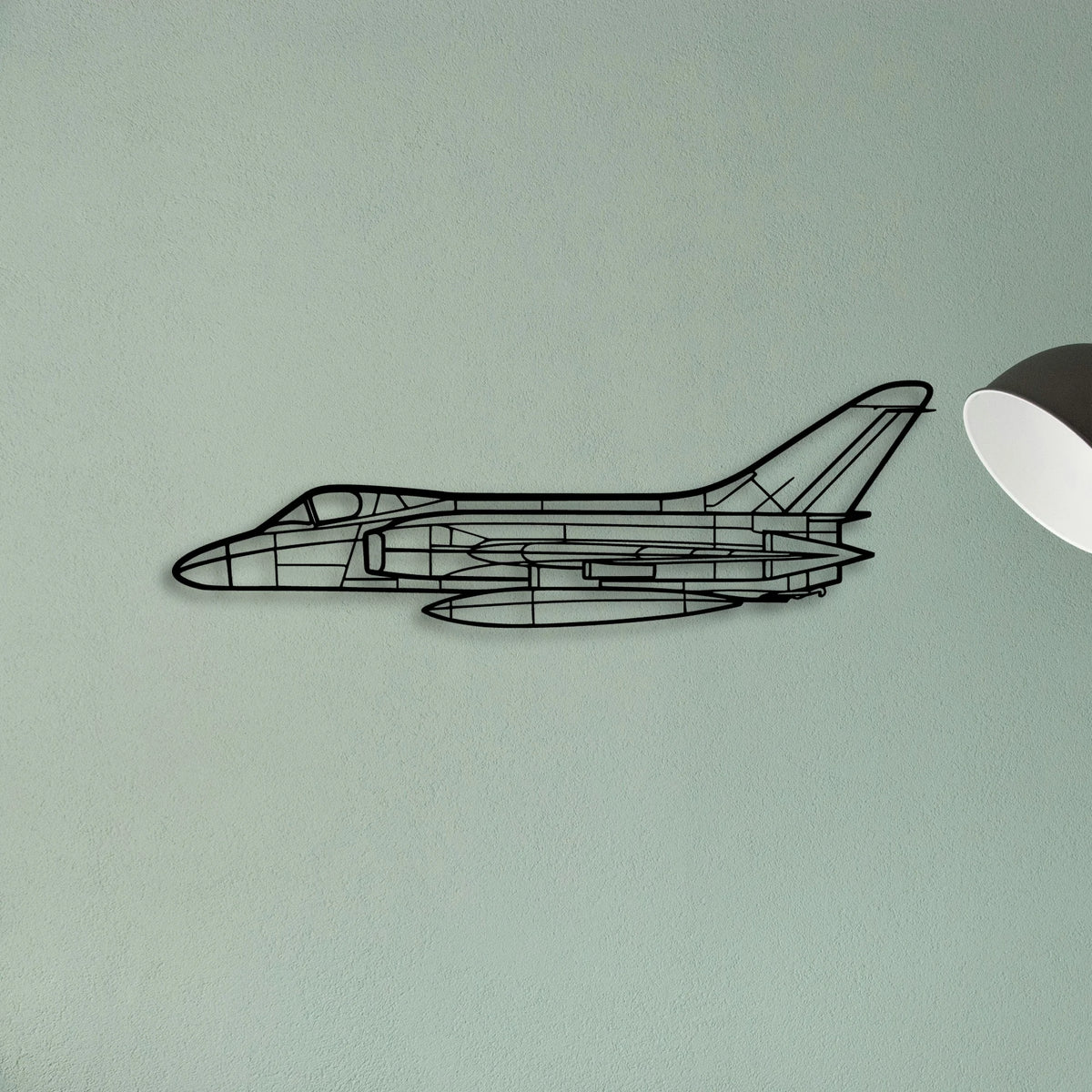 Rf 8G Classic Aircraft Silhouette Metal Wall Art - Tinvibe