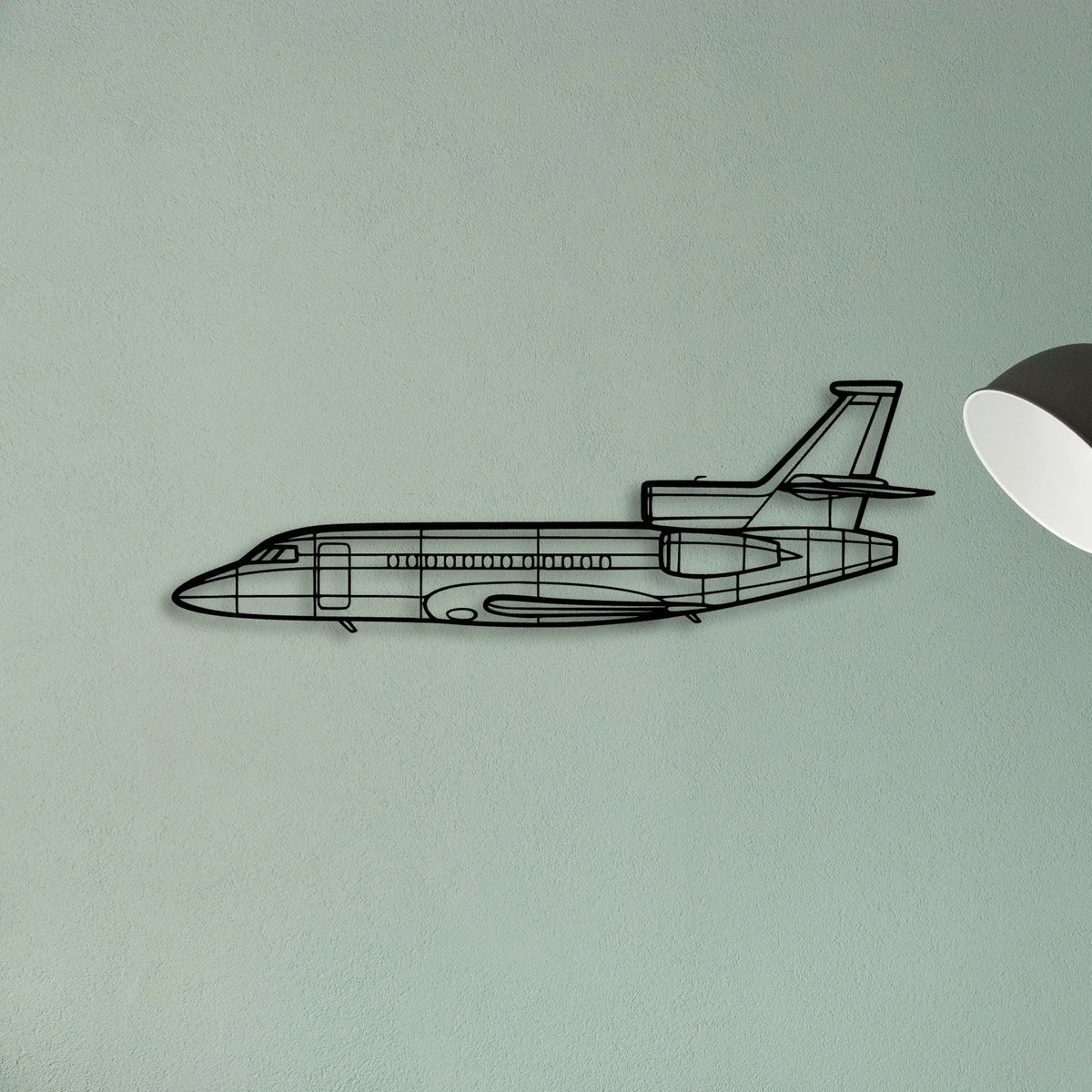 Savage Cruiser Classic Aircraft Silhouette Metal Wall Art - Tinvibe
